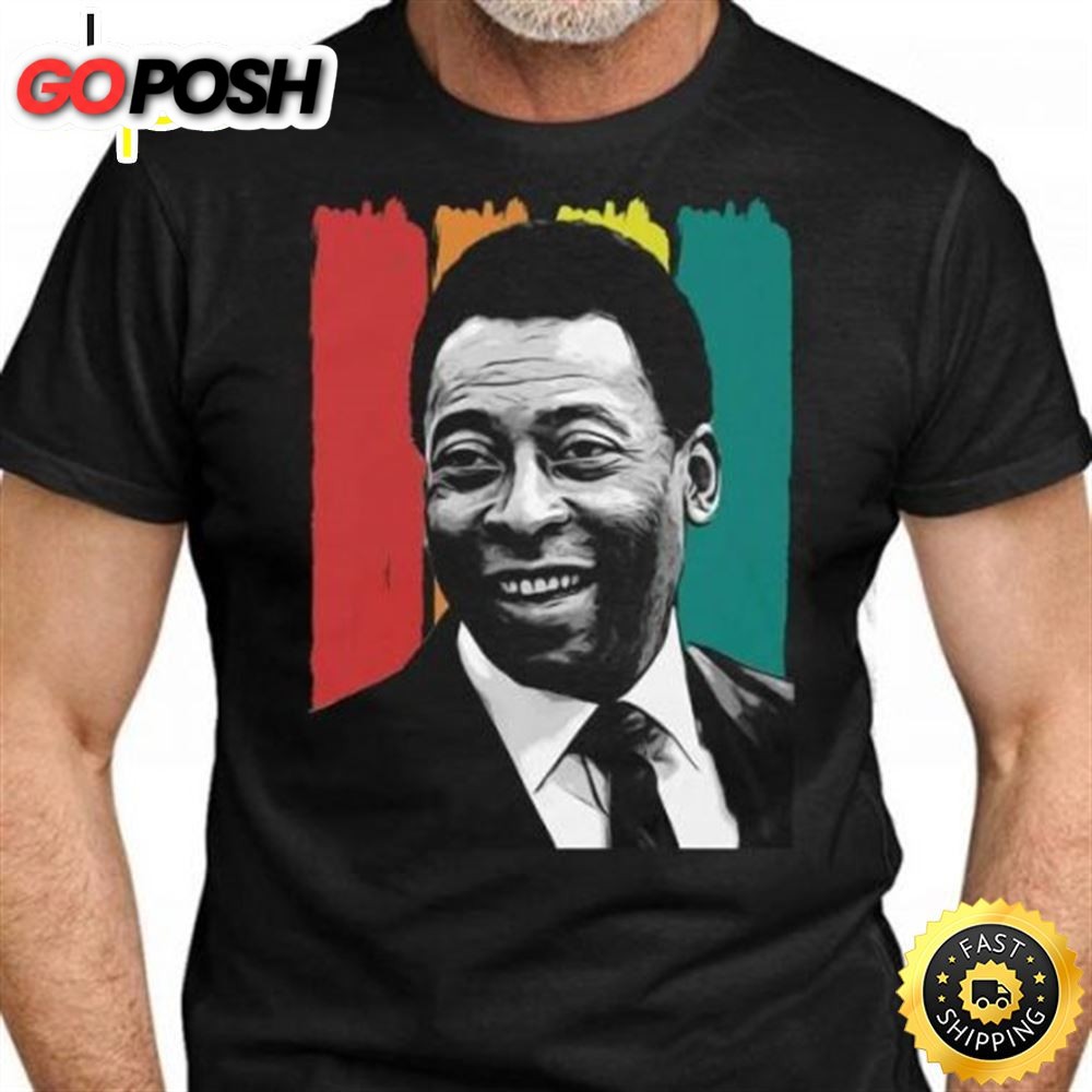 Rip Pele Art Thank You King Football Pele Player Soccer Unisex Tee T-Shirt