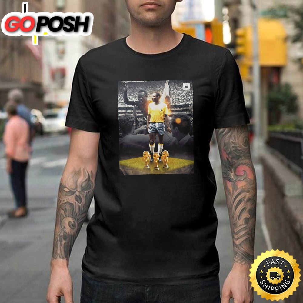 Rip Pele Legend Soccer Brazil Soccer Unisex T-shirt