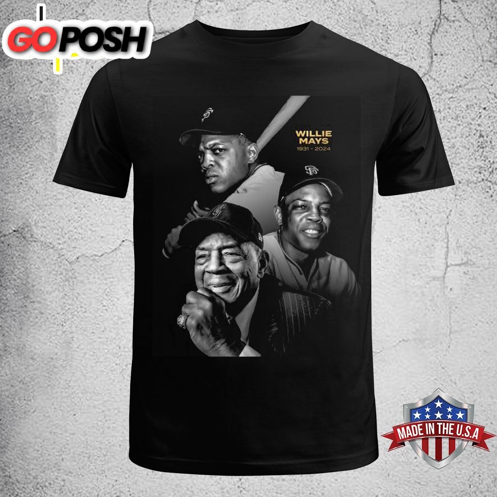 RIP San Francisco Giants Legend Hall Of Famer Willie Mays Signature 1931-2025 Shirt Unisex