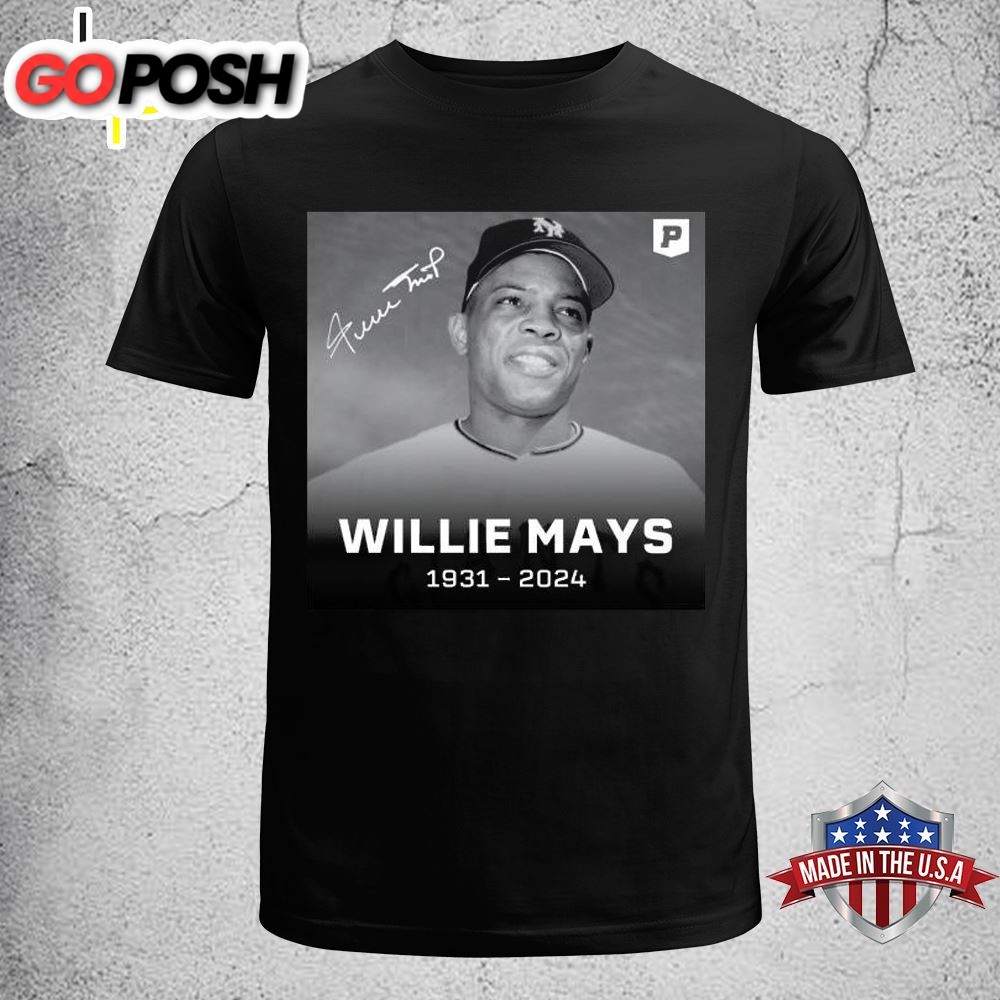 Rip San Francisco Giants Legend Hall Of Famer Willie Mays Signature 1931-2025 Shirt