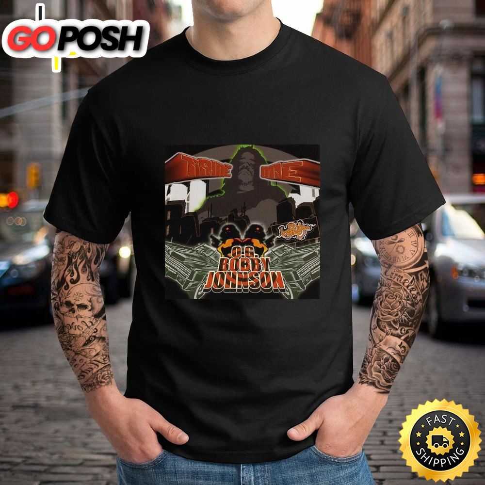Rip Tame One Artifacts Album O.G. Bobby Johnson Unisex Black T-shirt
