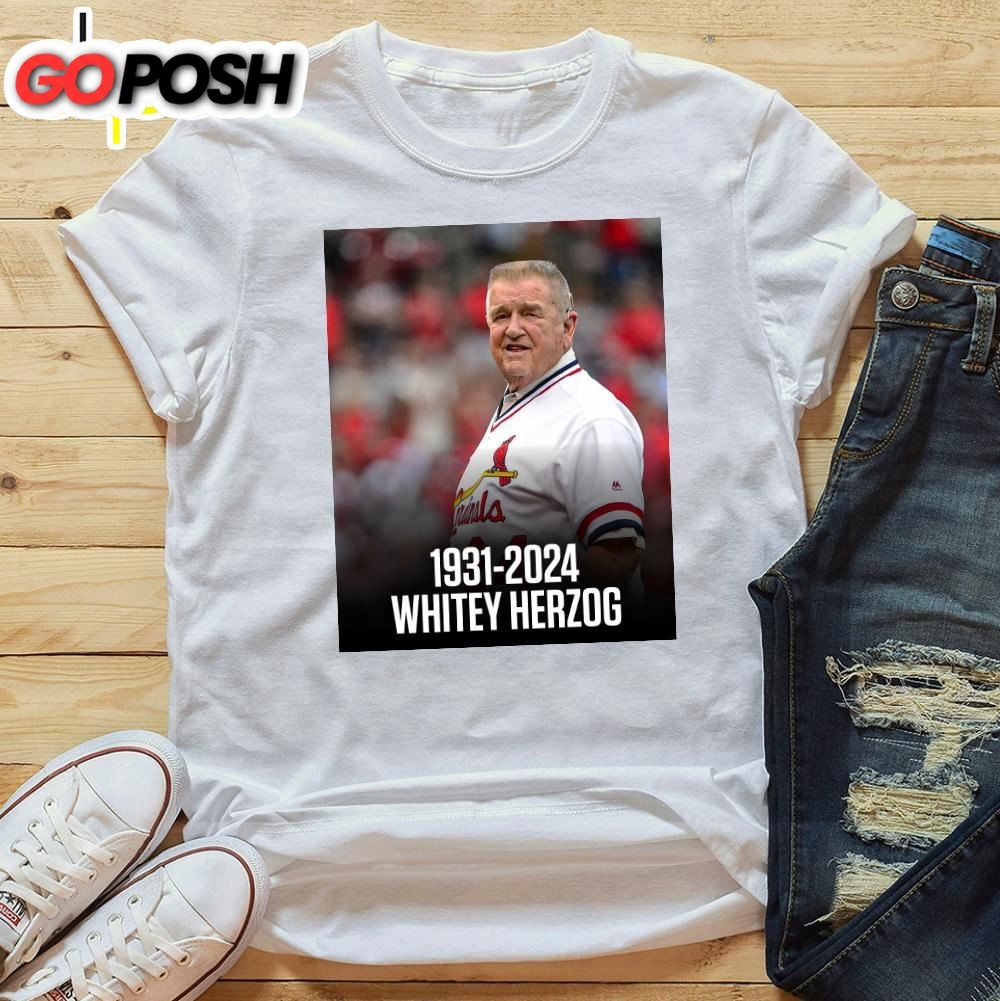 Rip Whitey Herzog 1931-2025 T-shirt