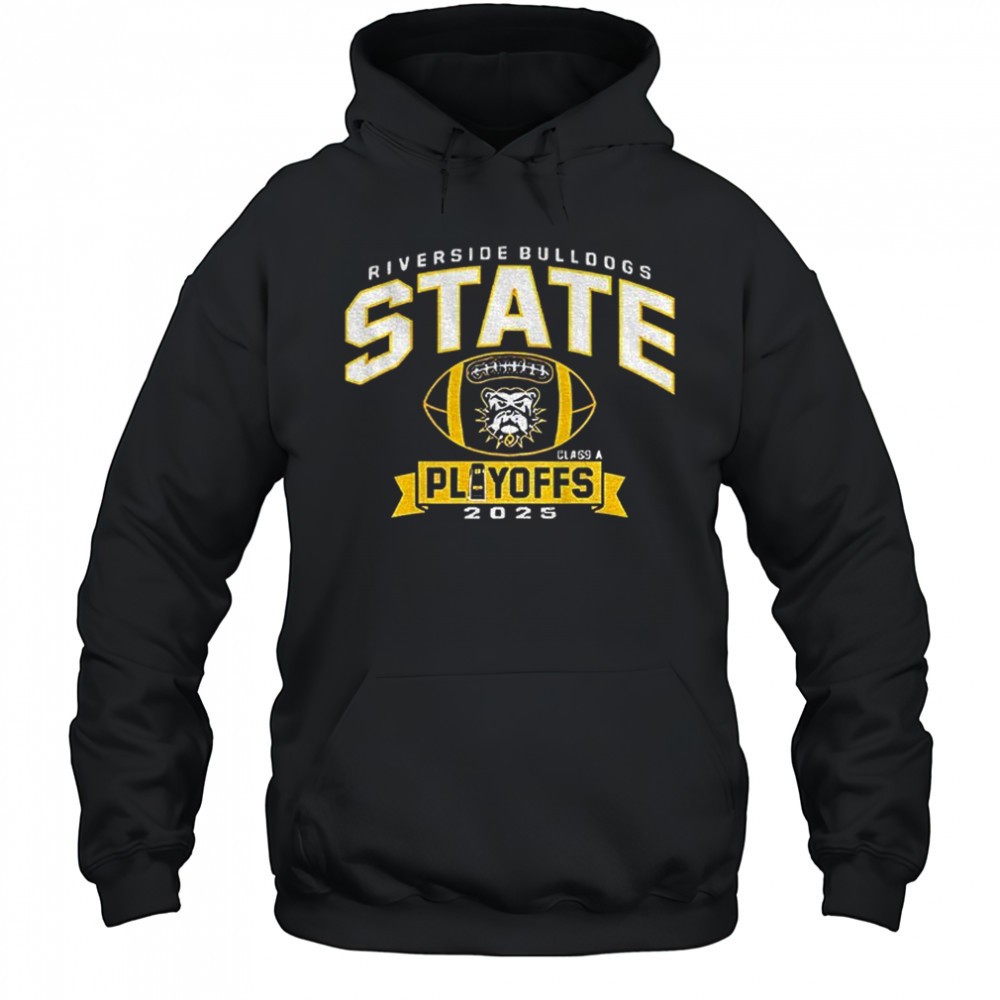 Riverside Bulldogs State Playoffs 2025 Football logo shirt