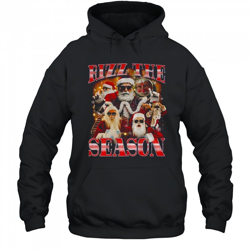 Rizz the season Santa Claus Merry Christmas shirt
