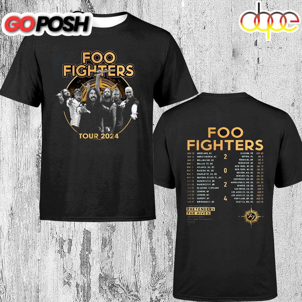 Rock Out in Style with the Foo Fighters 2025 Tour Unisex T-Shirt