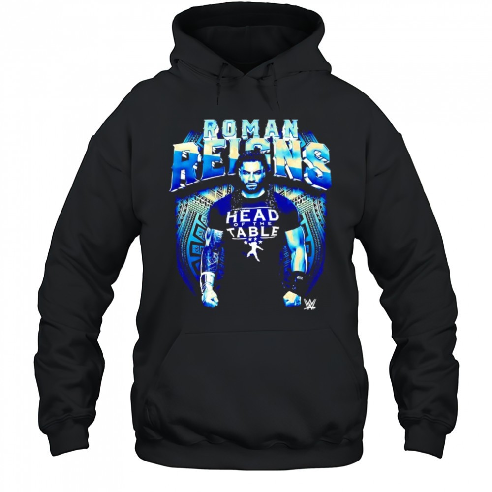 Roman Reigns WWE wearing head of the table shirt