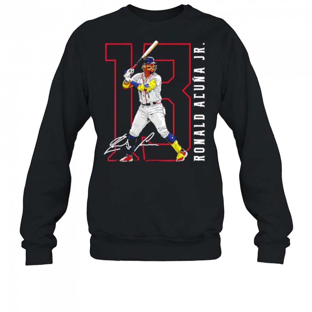 ronald-acuna-jr-13-atlanta-baseball-mlb-players-signature-retro-shirt-zg319p1d Ronald Acuna Jr. #13 Atlanta Baseball MLB Players signature retro shirt