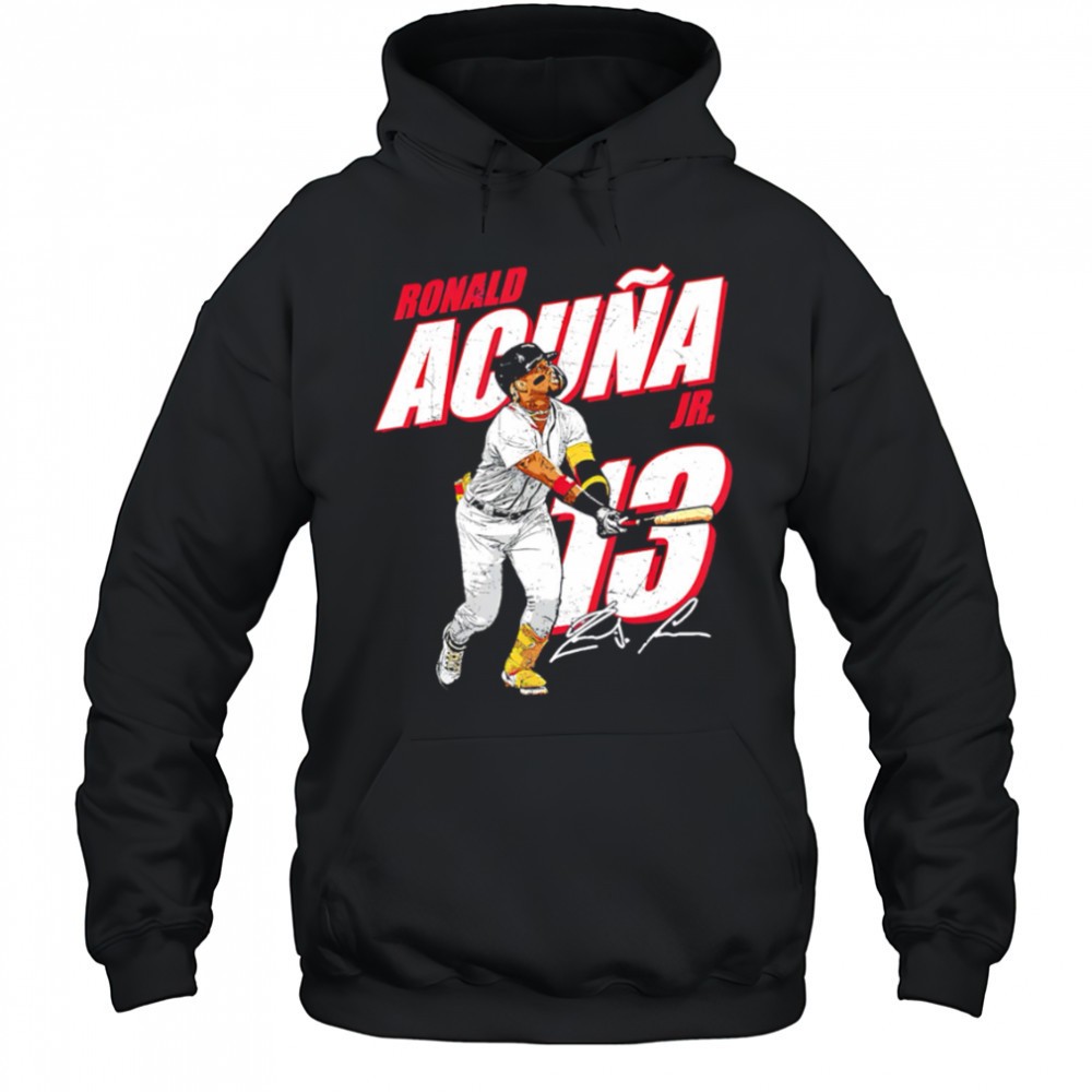 Ronald Acuna Jr. Atlanta Baseball MLB Players signature retro shirt