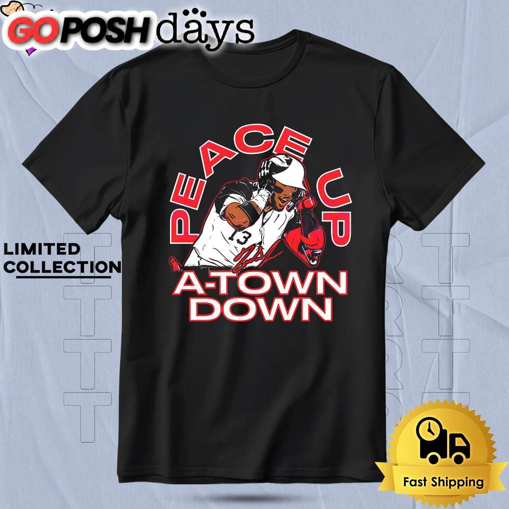 Ronald Acuna Jr Peace Up A Town Down Pose T Shirt