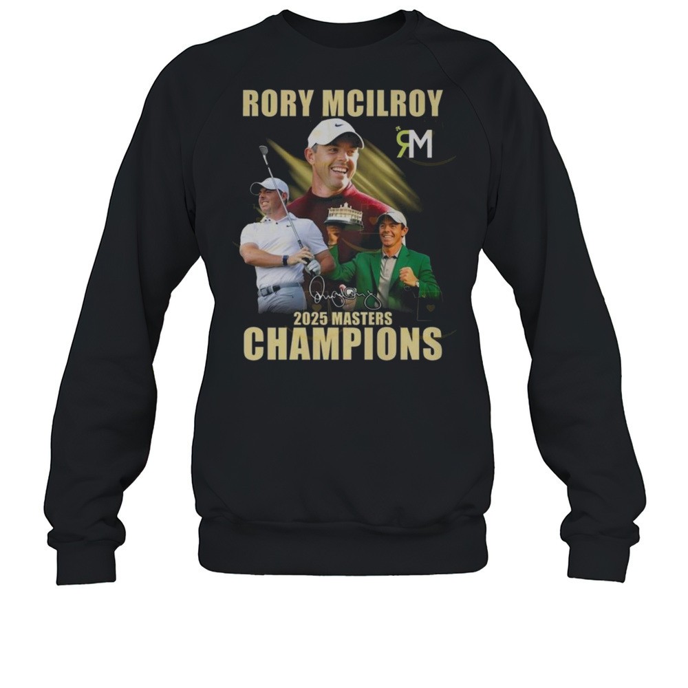 Rory Mcilroy 2025 Masters Champion Signature Shirt
