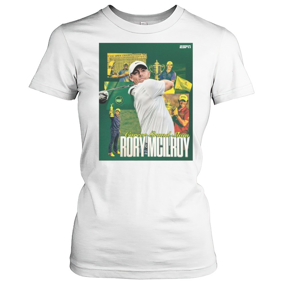 rory-mcilroy-wins-the-masters-and-becomes-the-sixth-mens-golfer-to-complete-the-5cjn81si Rory McIlroy Wins The Masters And Becomes The Sixth Mens Golfer To Complete The Career Grand Slam 2025 T-shirt