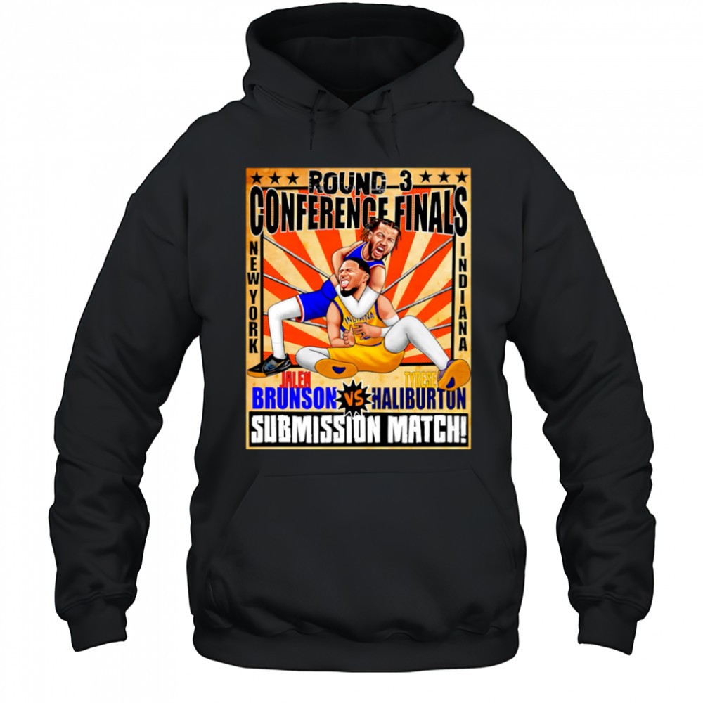 Round 3 Conference Finals Jalen Brunson vs Tyrese Haliburton Submission Match shirt