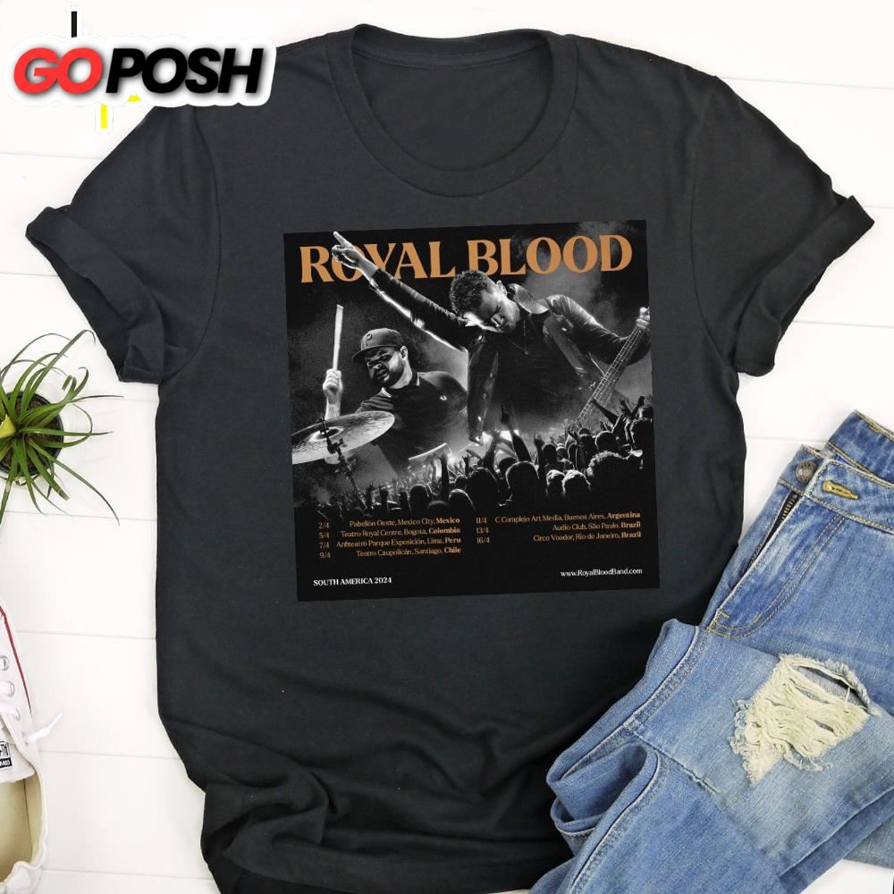 Royal Blood South America 2025 Fan Gifts Music T-Shirt