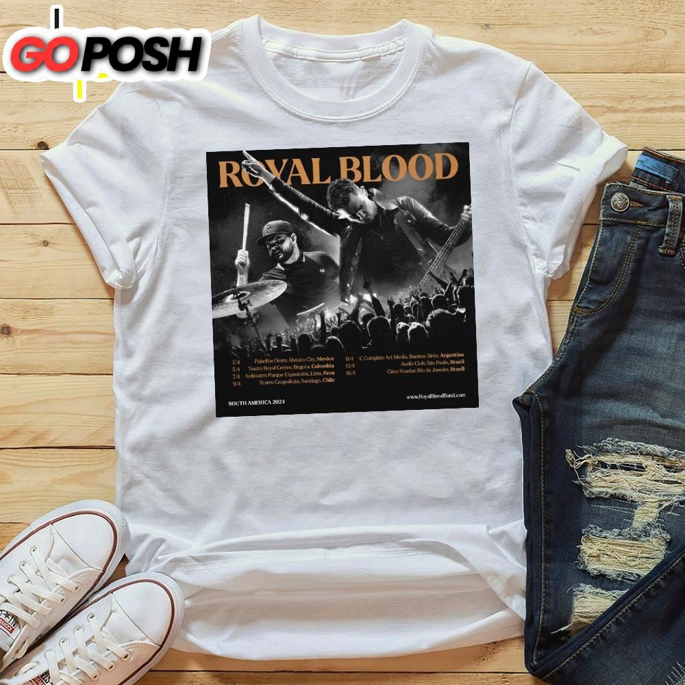 Royal Blood South America 2025 Fan Gifts T-Shirt