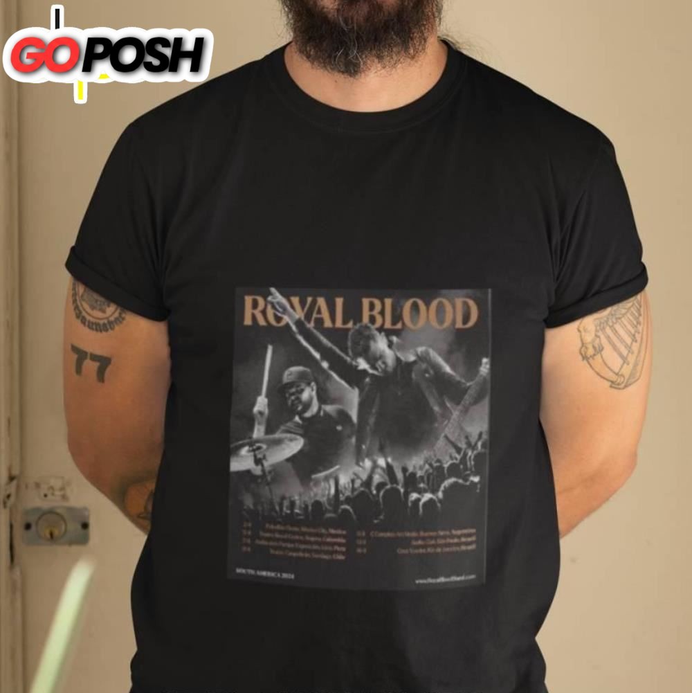 Royal Blood South America 2025 T Shirt