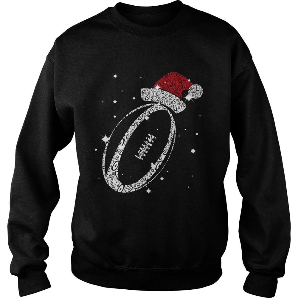 Rugby Santa Diamond Christmas shirt
