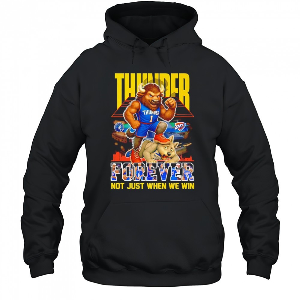 Rumble the Bison Thunder forever not just when we win shirt