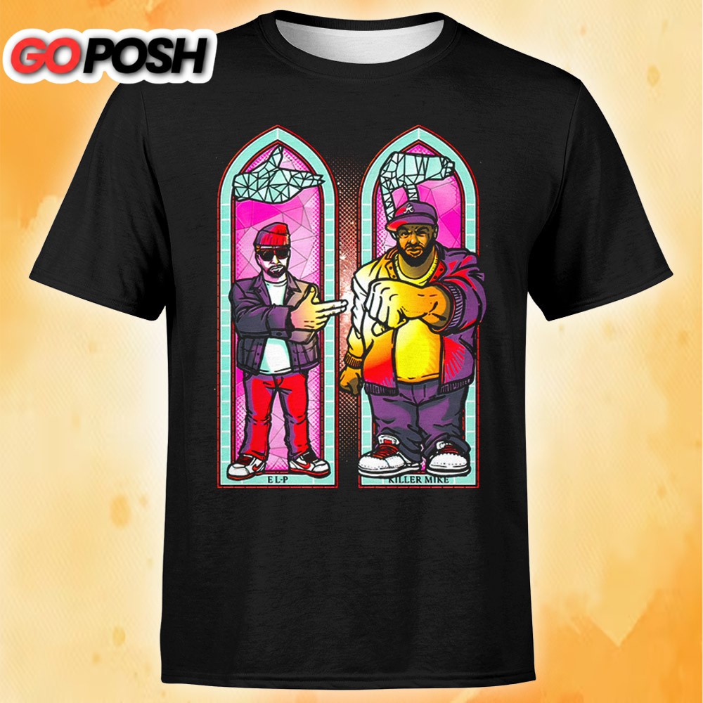 run-the-jewels-rtj-stained-glass-print-tshirt-c8hqan66 Run The Jewels RTJ Stained Glass Print Tshirt