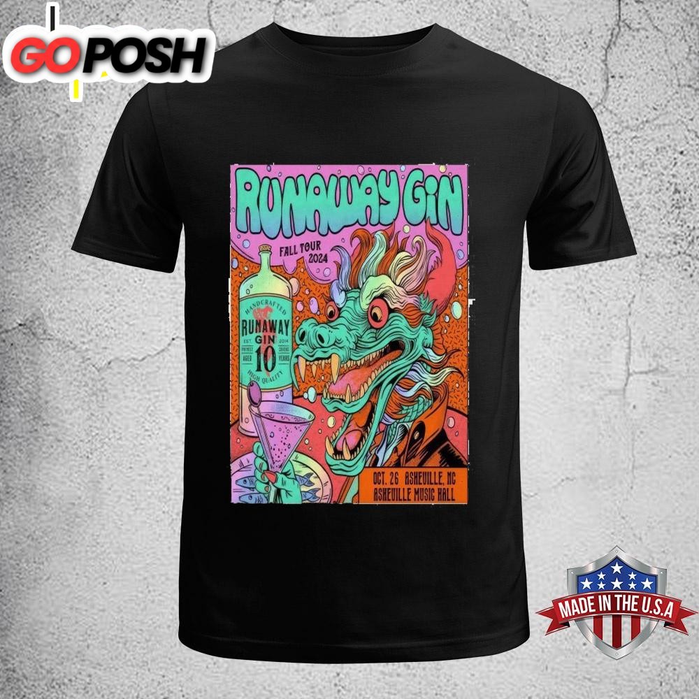 Runaway Gin October 26 2024 Asheville Music Hall In Asheville NC Unisex T-Shirt