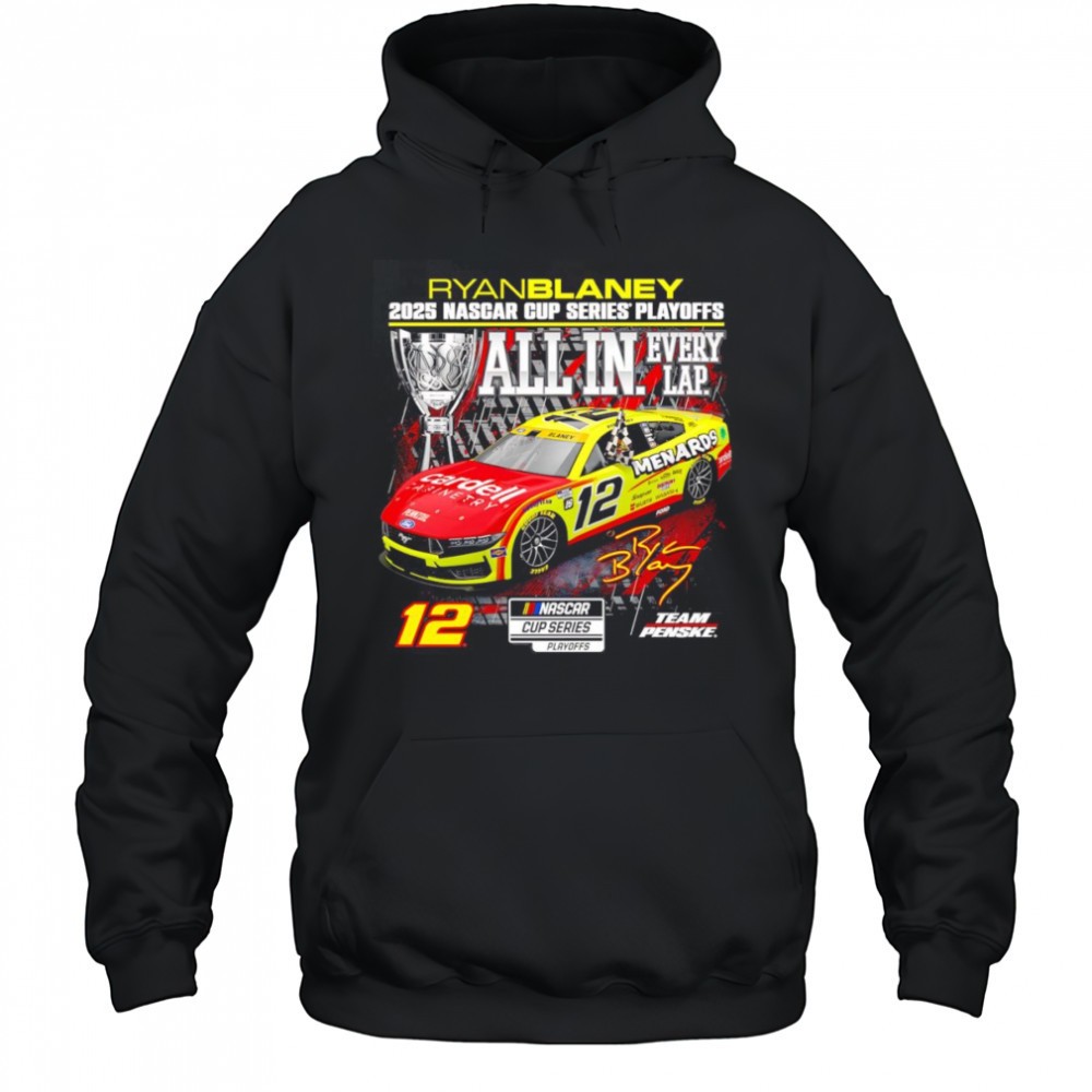 Ryan Blaney 2025 NASCAR Cup Series Playoffs Menards shirt