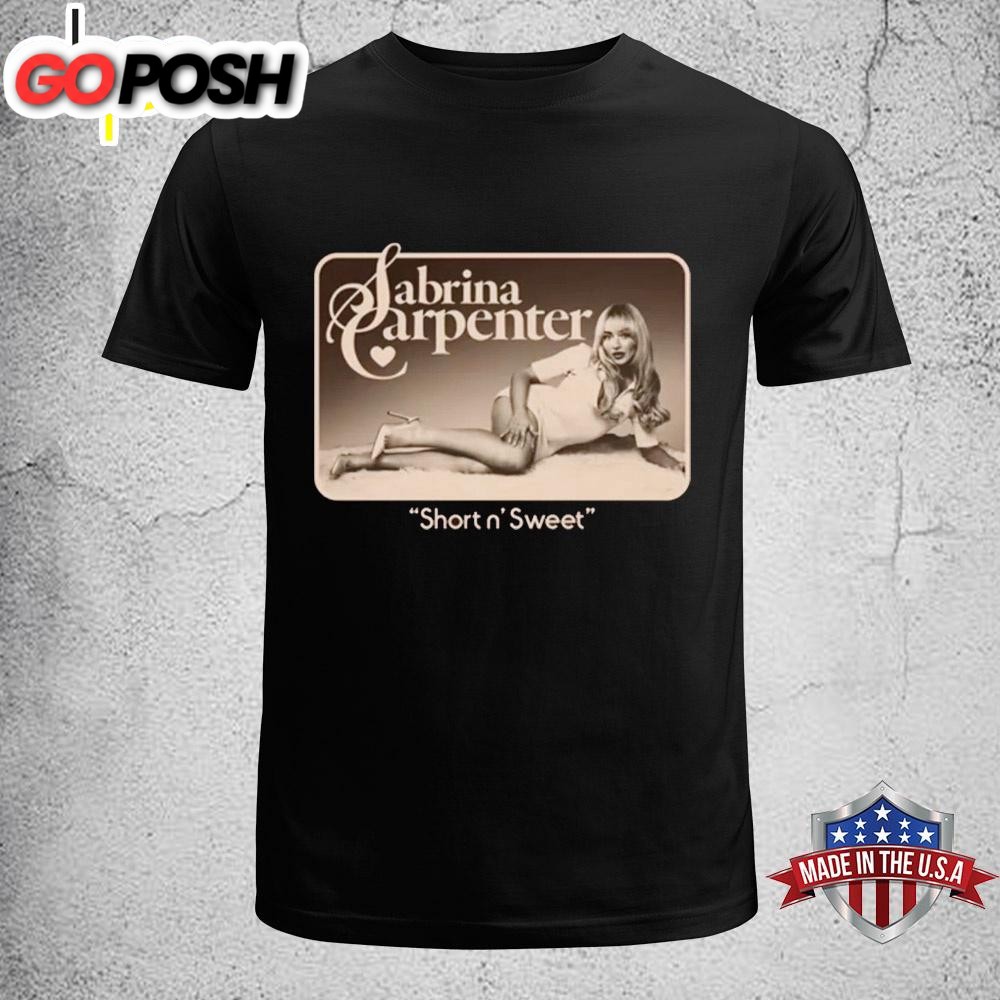 Sabrina Carpenter Merch – Short n’ Sweet Tour Dates Signature Tour Unisex T-Shirt