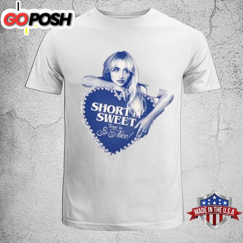 Sabrina Carpenter Merch – Short n’ Sweet Tour Dates Signature Unisex T-Shirt