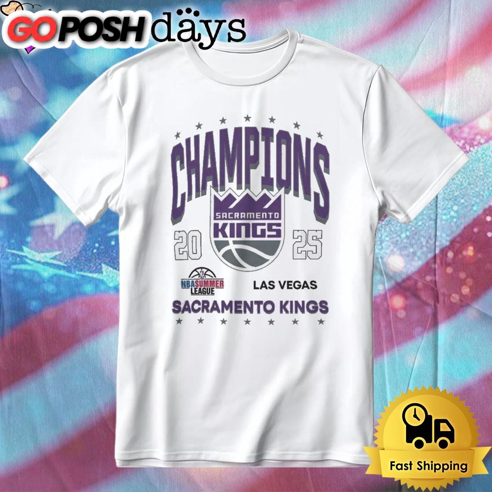 Sacramento Kings 2025 NBA Las Vegas Summer League Champions T-Shirt