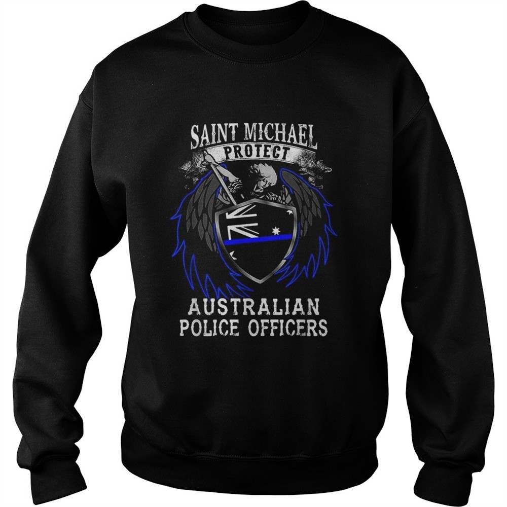 Saint Michael protect Australian police officers shirt