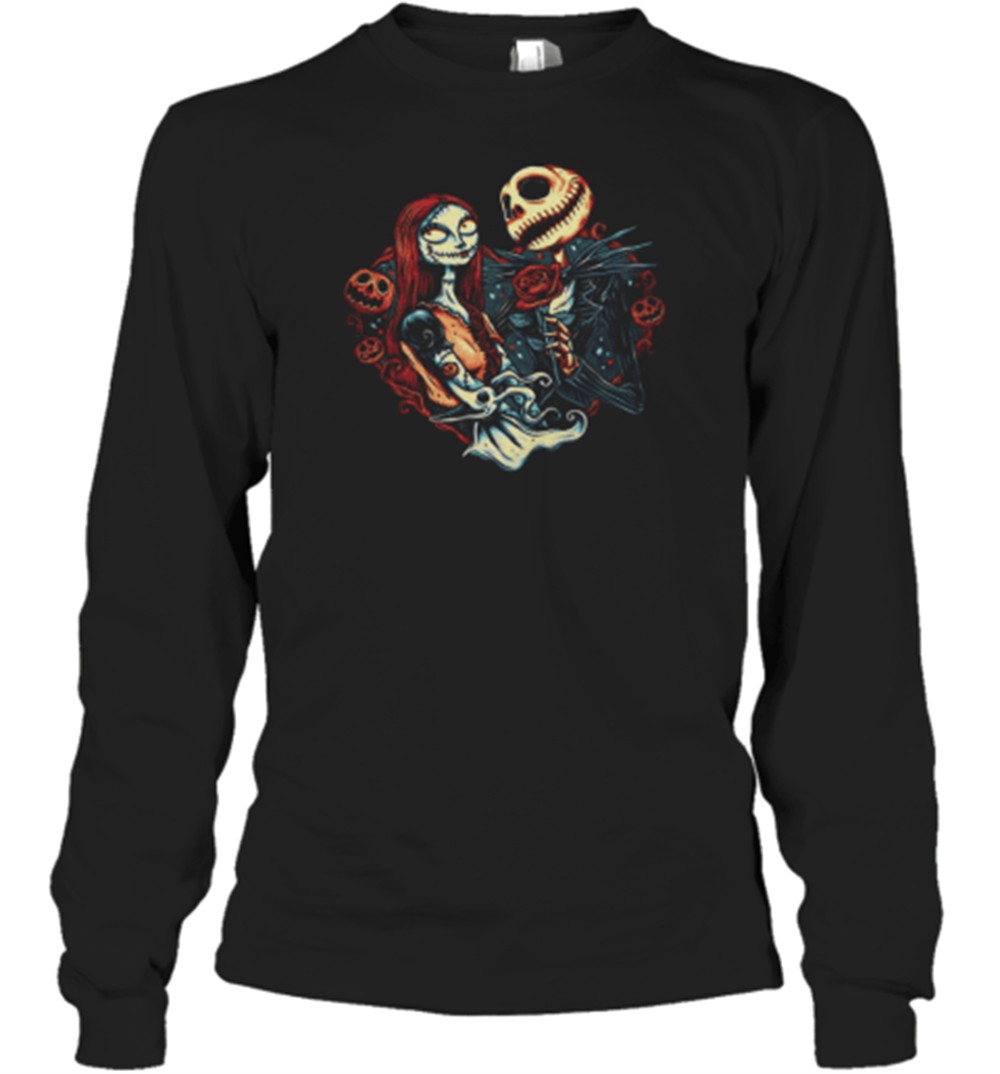 sally-and-jack-the-nightmare-before-christmas-skeleton-love-t-shirt-as71tr5r Sally and Jack The Nightmare Before Christmas skeleton love T-Shirt