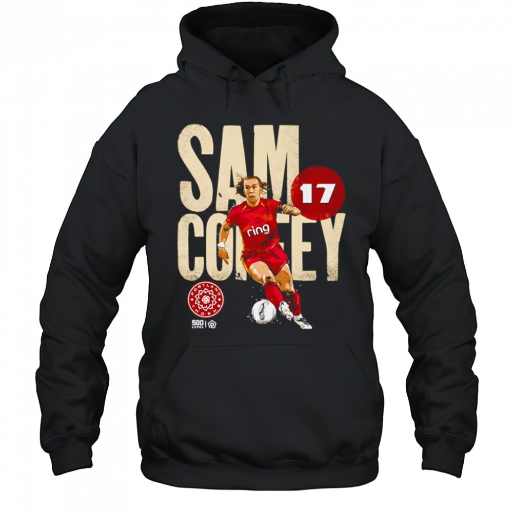 Sam Coffey Portland Thorns FC bold shirt