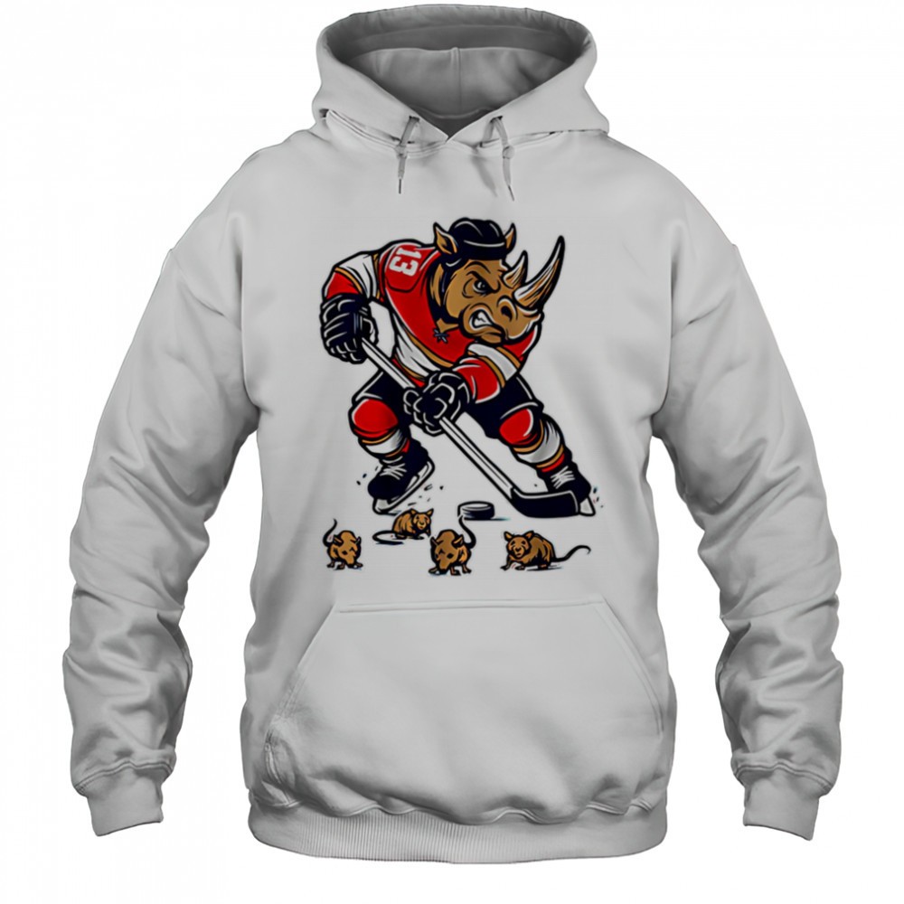 Sam Reinhart Rhino mascot shirt