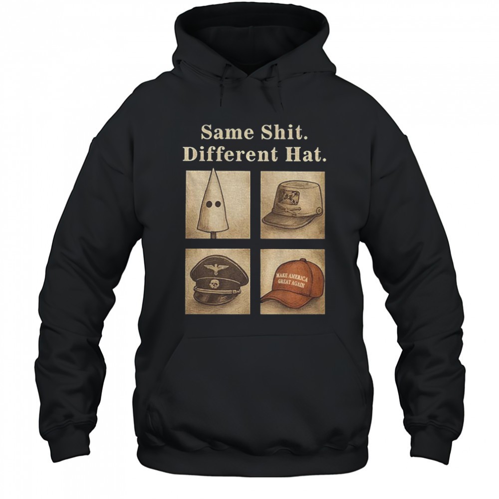 Same shit different hat maga red hat vintage poltical shirt