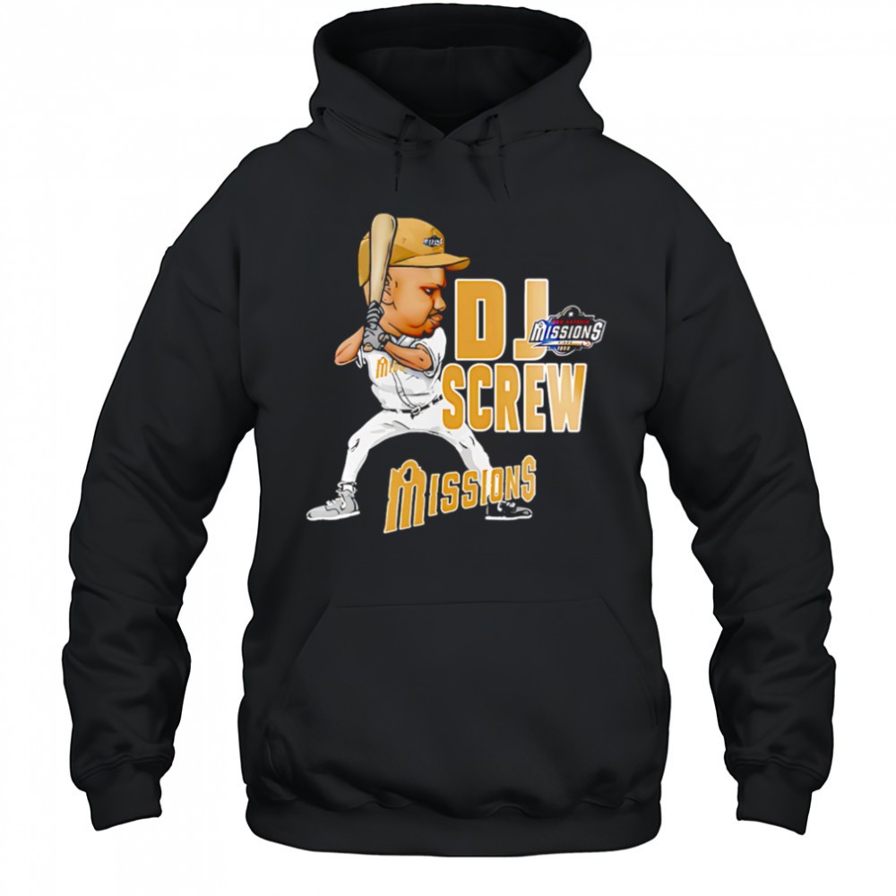 San Antonio Missions DJ Screw 2025 Baseball shirt