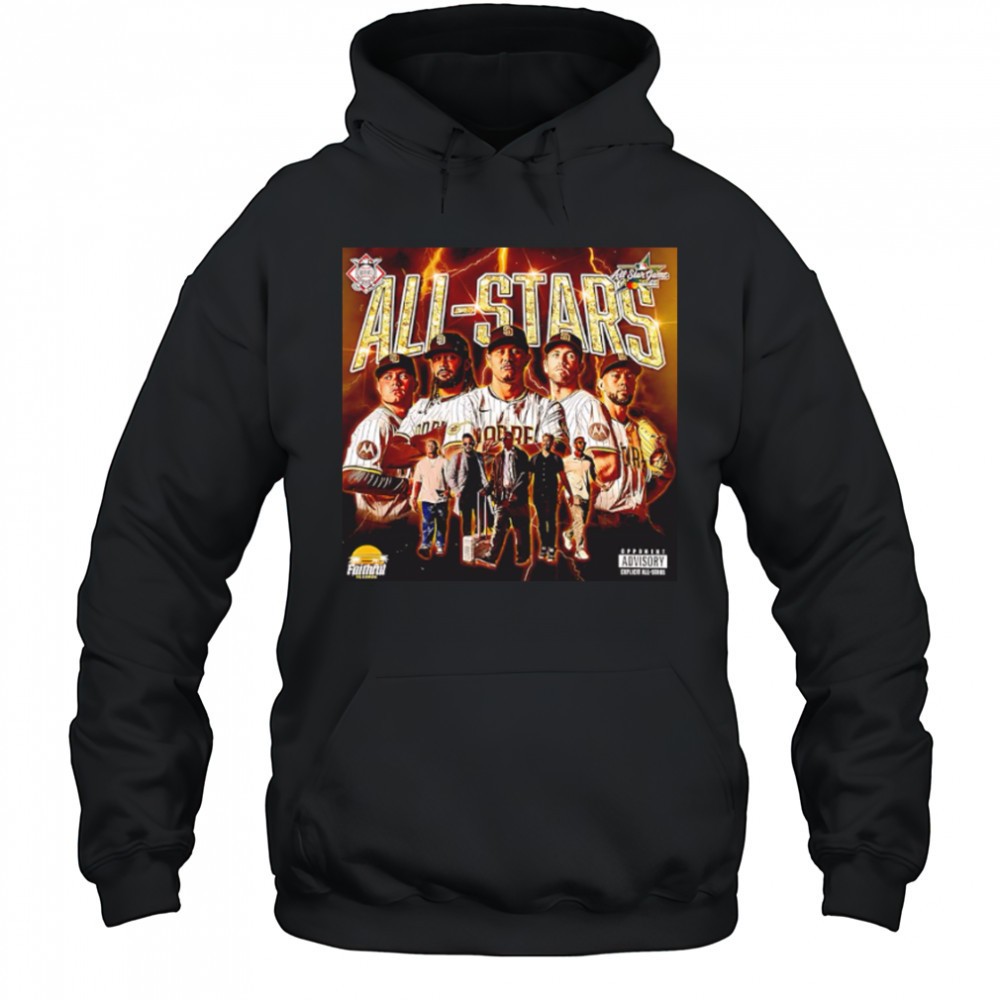 San Diego Padres All-Stars Boy band poster shirt