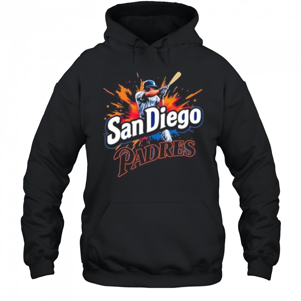 San Diego Padres paint player shirt