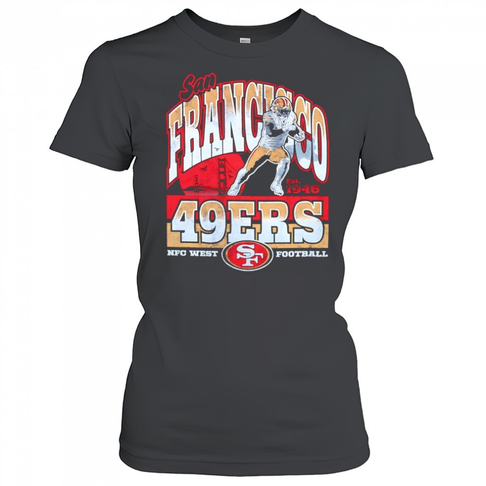 san-francisco-49ers-est-1946-nfc-west-football-player-logo-shirt-vx5g5q9b San Francisco 49ers Est 1946 NFC West football player logo shirt