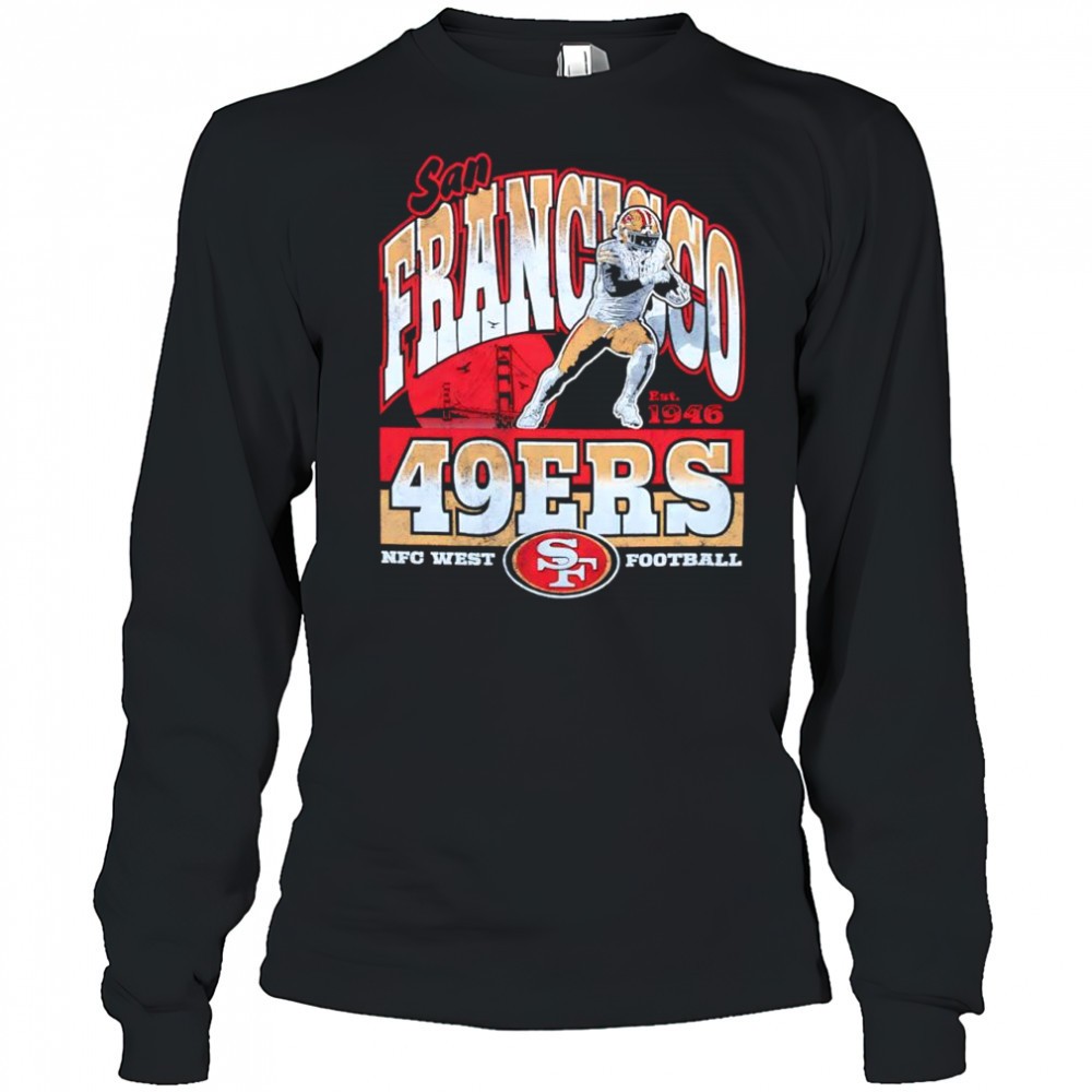 san-francisco-49ers-est-1946-nfc-west-football-player-logo-shirt-vx5g5q9b San Francisco 49ers Est 1946 NFC West football player logo shirt