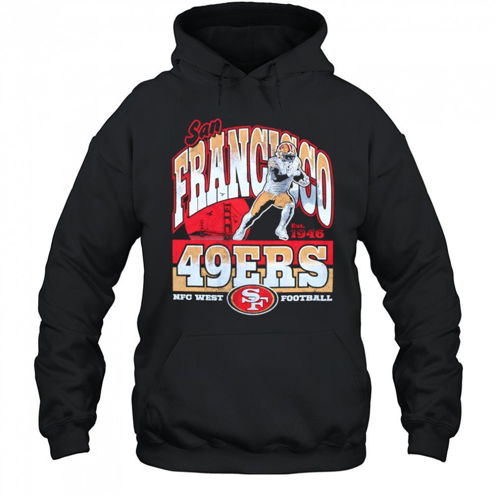 San Francisco 49ers Est 1946 NFC West football player logo shirt