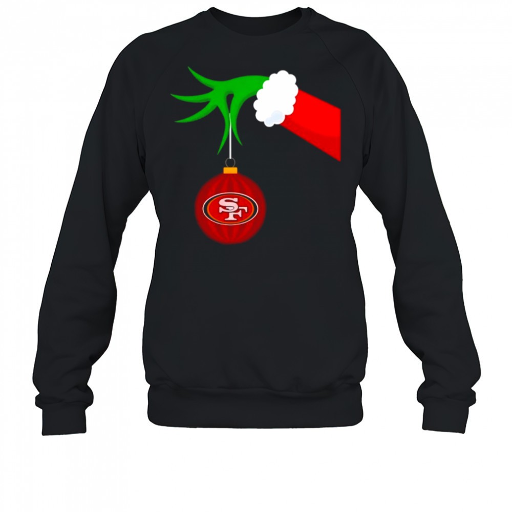 san-francisco-49ers-grinch-hand-holiday-shirt-b1zhj5sx San Francisco 49ers Grinch Hand Holiday Shirt