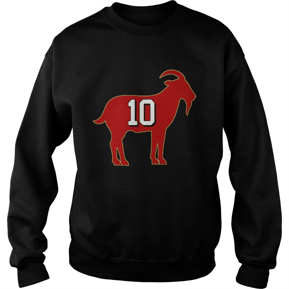 San Francisco 49ers Jimmy Garoppolo 10 Goat shirt