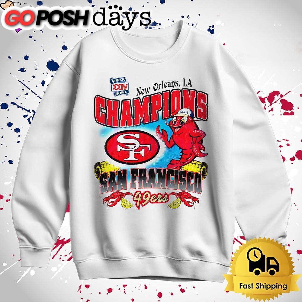 san-francisco-49ers-new-orleans-super-bowl-xxiv-champion-t-shirt-9k92o1zl San Francisco 49ers New Orleans Super Bowl Xxiv Champion T Shirt