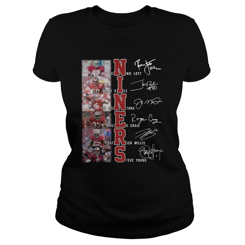 san-francisco-49ers-ronnie-lott-jerry-rice-joe-montana-roger-craig-patrick-willi-sdsxxges San Francisco 49ers Ronnie Lott Jerry Rice Joe Montana Roger Craig Patrick Willis Steve Young Signa shirt