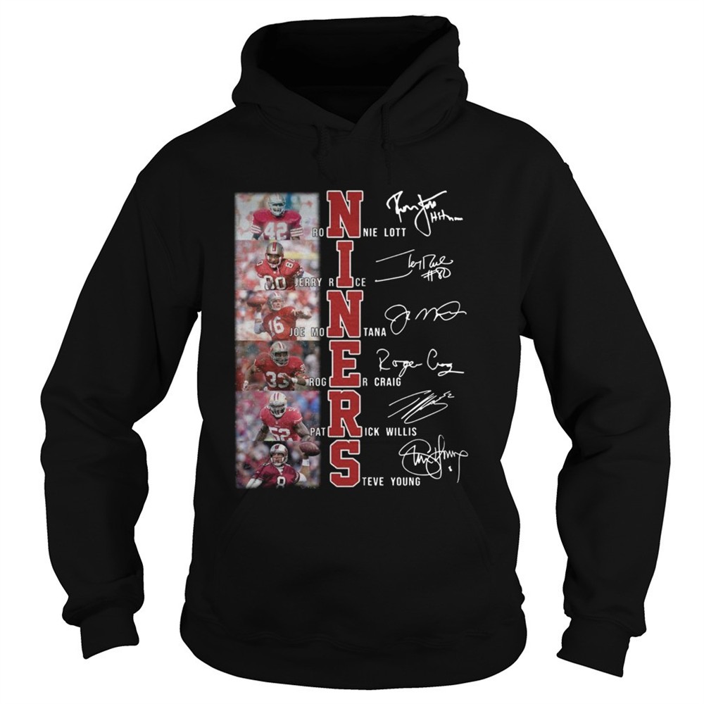 san-francisco-49ers-ronnie-lott-jerry-rice-joe-montana-roger-craig-patrick-willi-sdsxxges San Francisco 49ers Ronnie Lott Jerry Rice Joe Montana Roger Craig Patrick Willis Steve Young Signa shirt