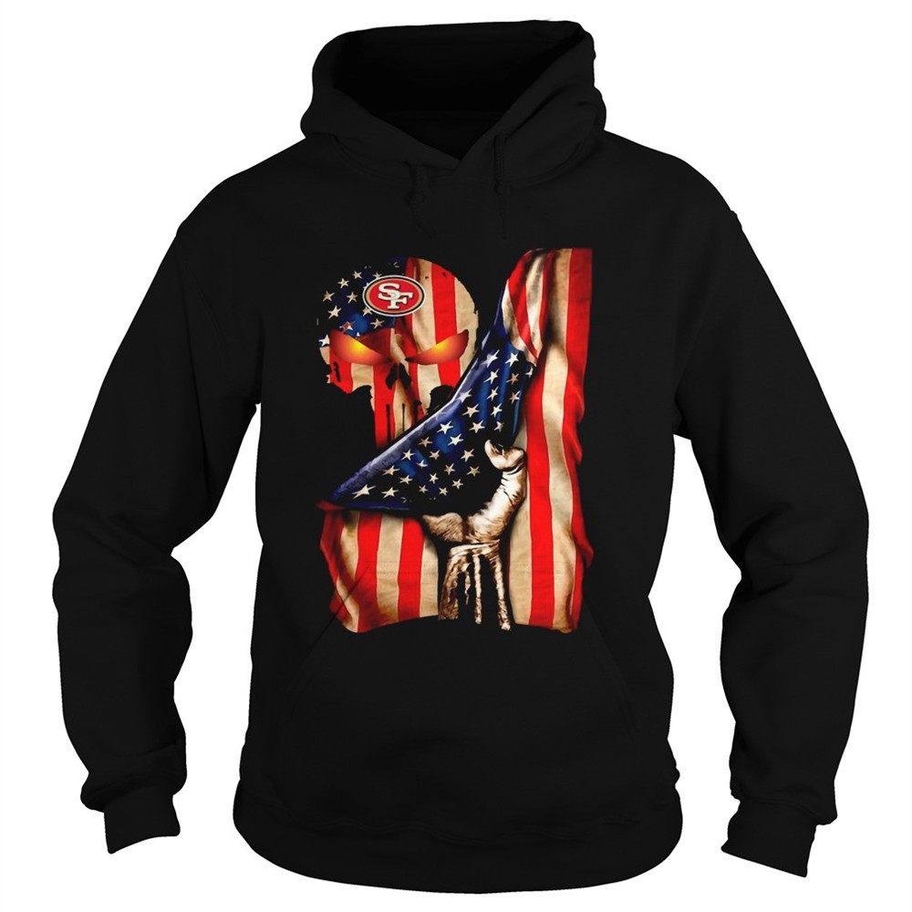 san-francisco-49ers-skull-american-flag-shirt-m9t3i59h San Francisco 49ers Skull American Flag shirt