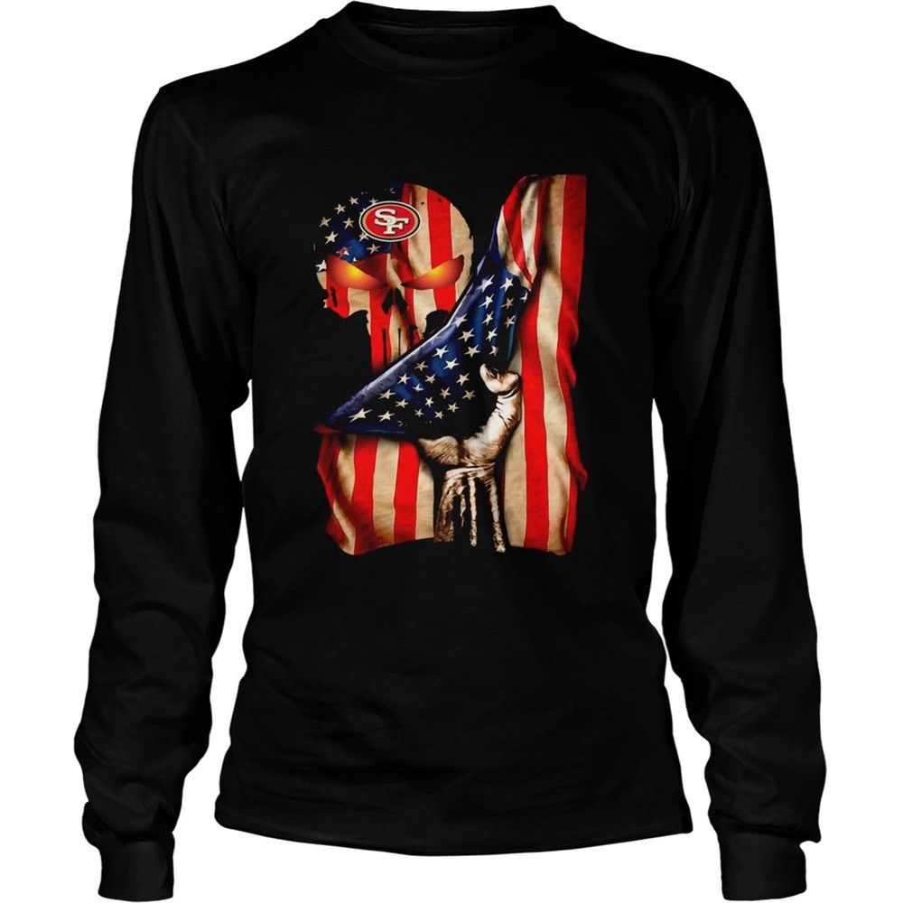 san-francisco-49ers-skull-american-flag-shirt-m9t3i59h San Francisco 49ers Skull American Flag shirt