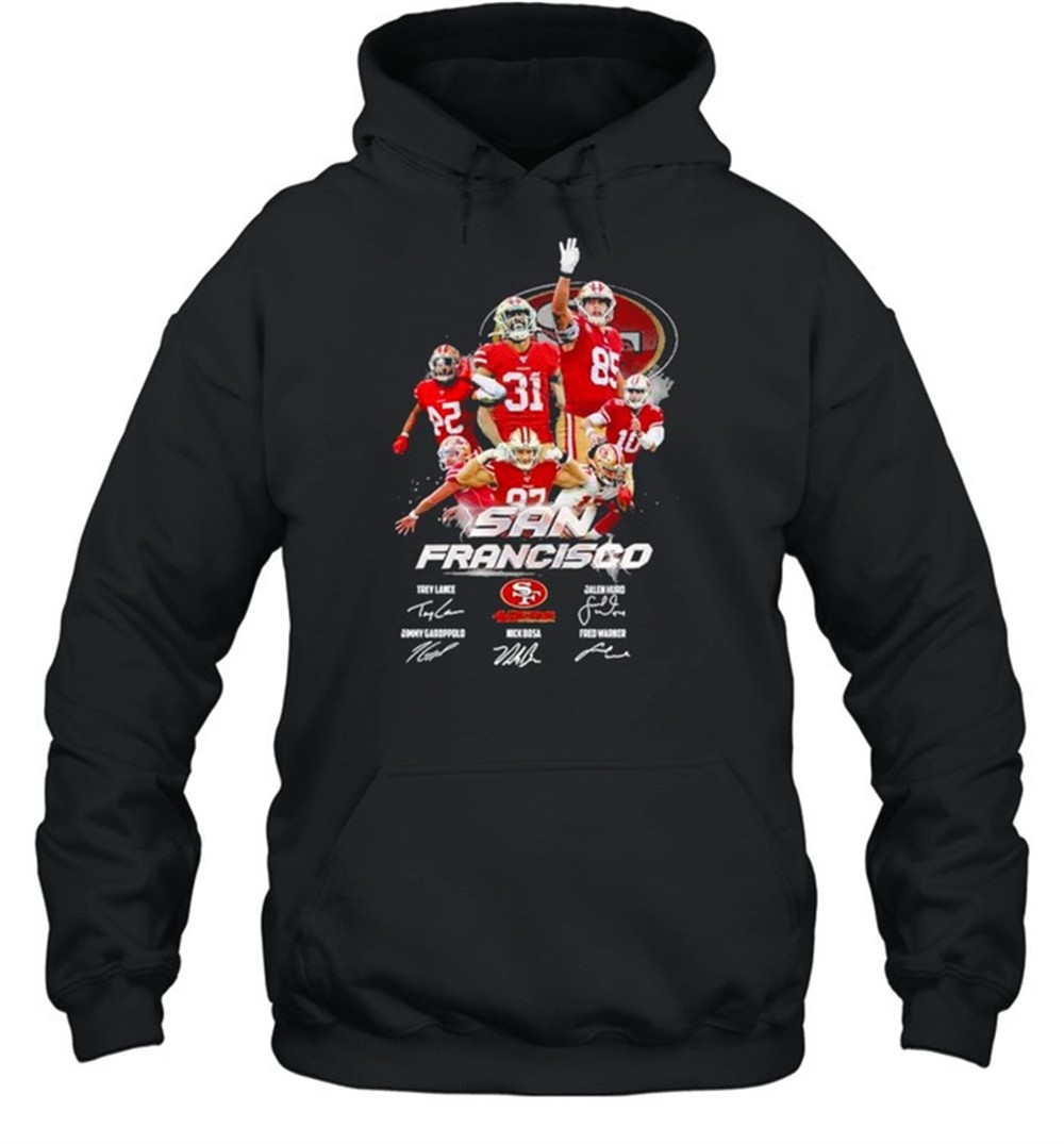 San francisco 49ers trey lance jamhuri jimmy garoppolo nick bosa fred warner shirt