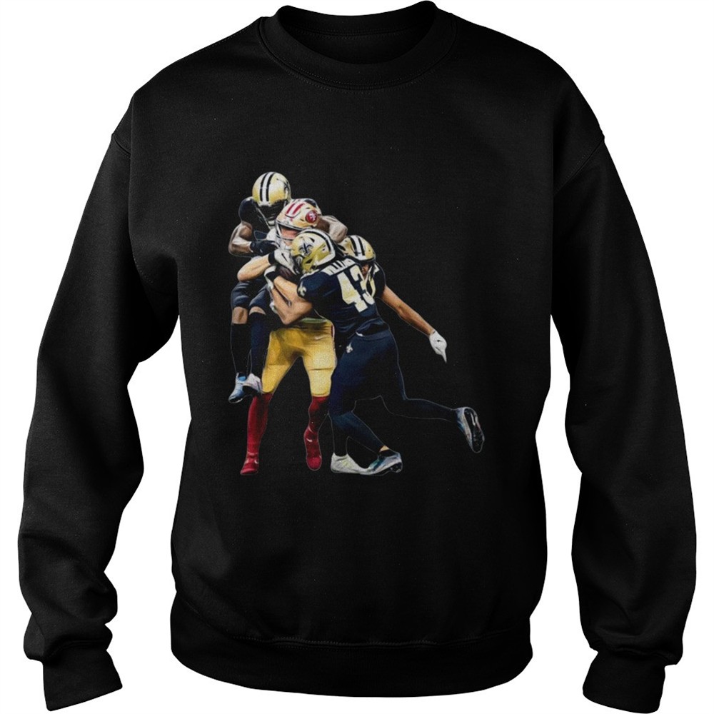 San Francisco 49ers vs New Orleans Saints Marcus Williams shirt