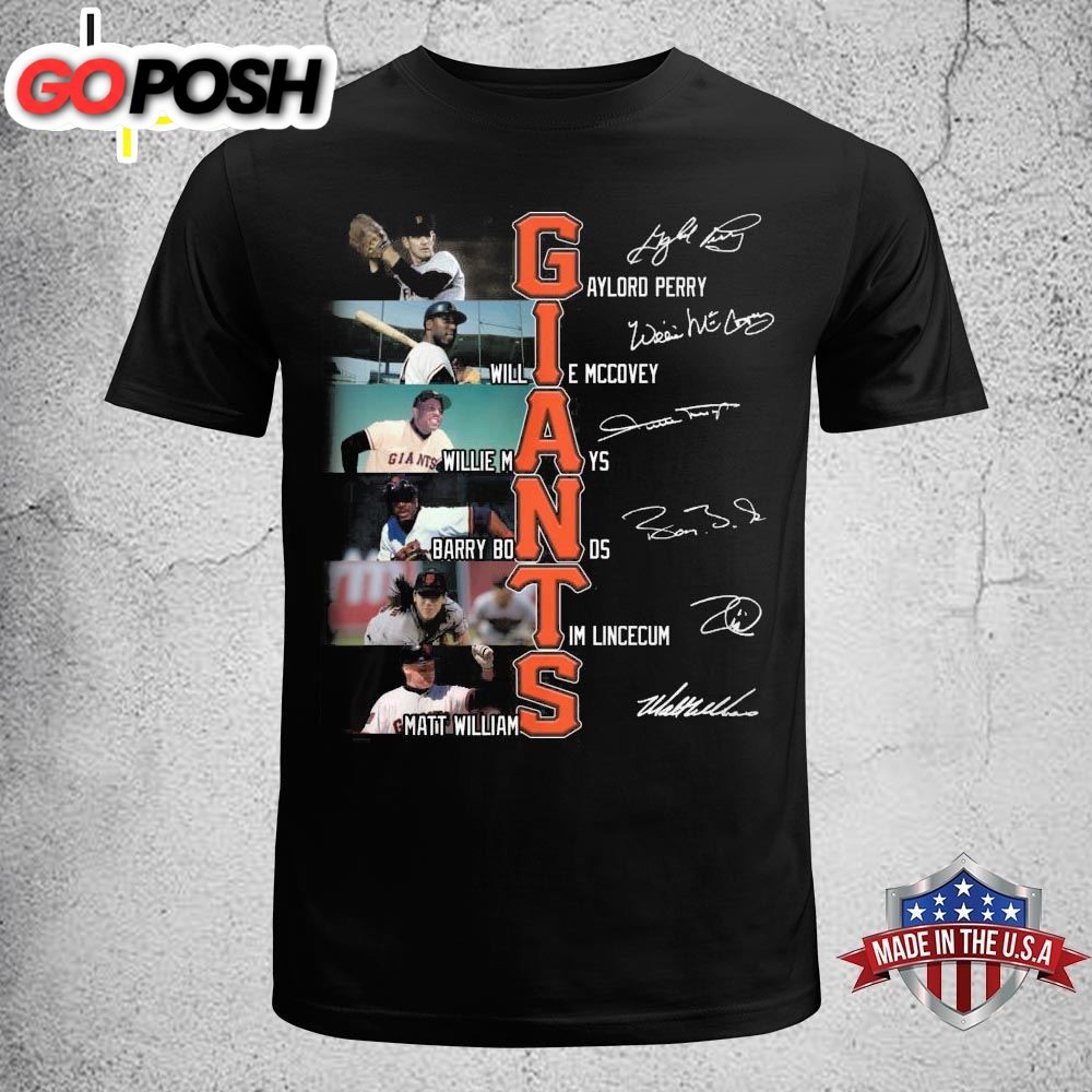 San Francisco Giants Legends Signatures Shirt