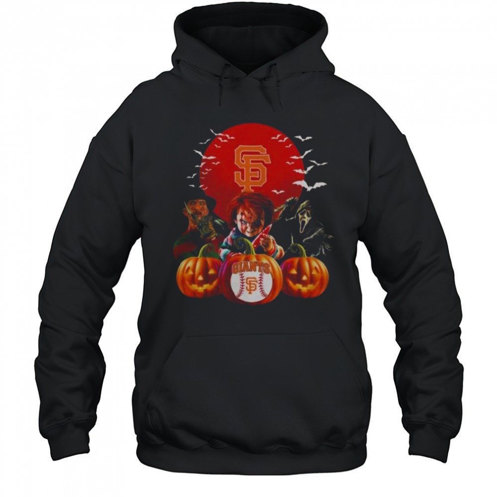 San Francisco Giants MLB Horror Movie Halloween T-Shirt