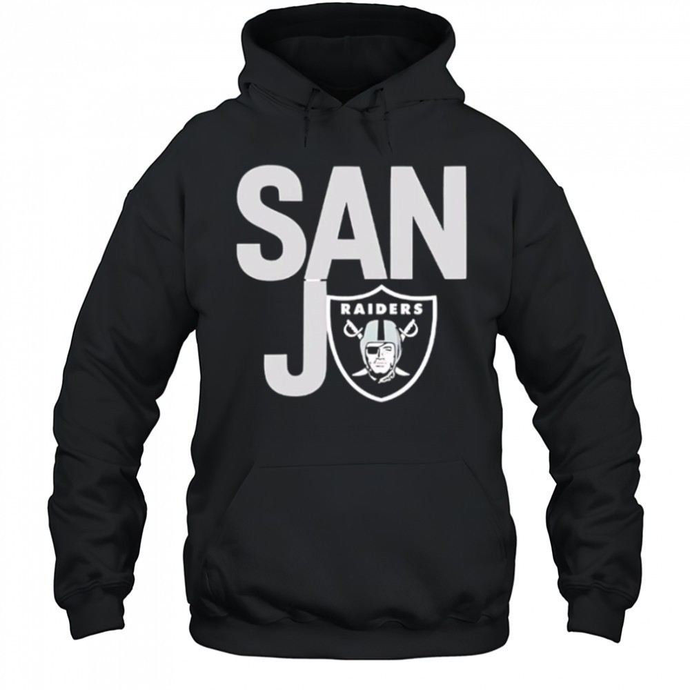 San Jo Las Vegas Raiders logo shirt